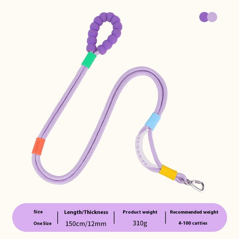 HKM-3996733 Non-Slip Nylon Hand Holding Rope in Various Colors for Pets