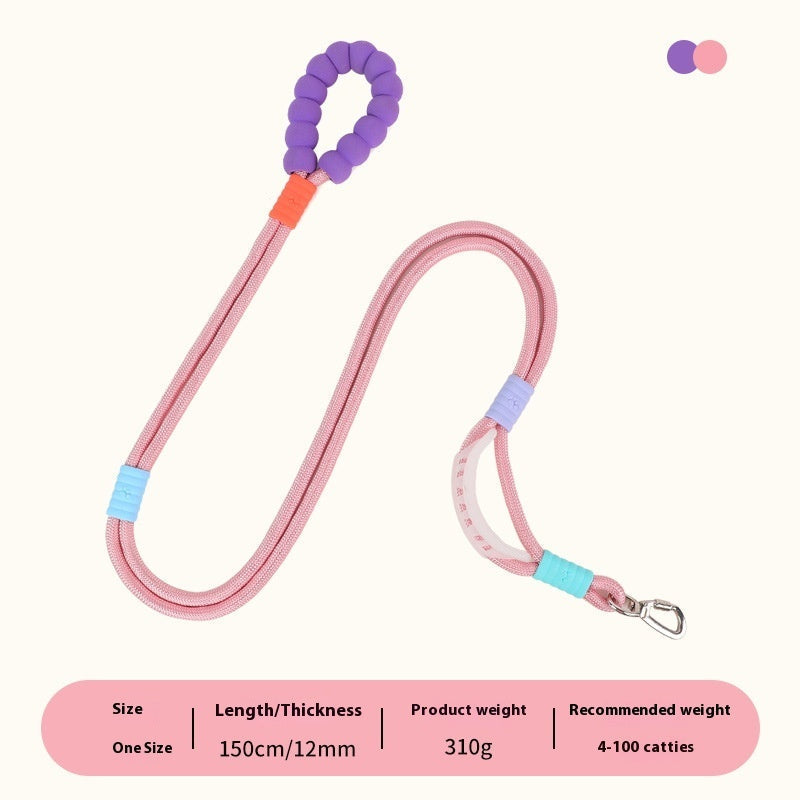HKM-3996733 Non-Slip Nylon Hand Holding Rope in Various Colors for Pets