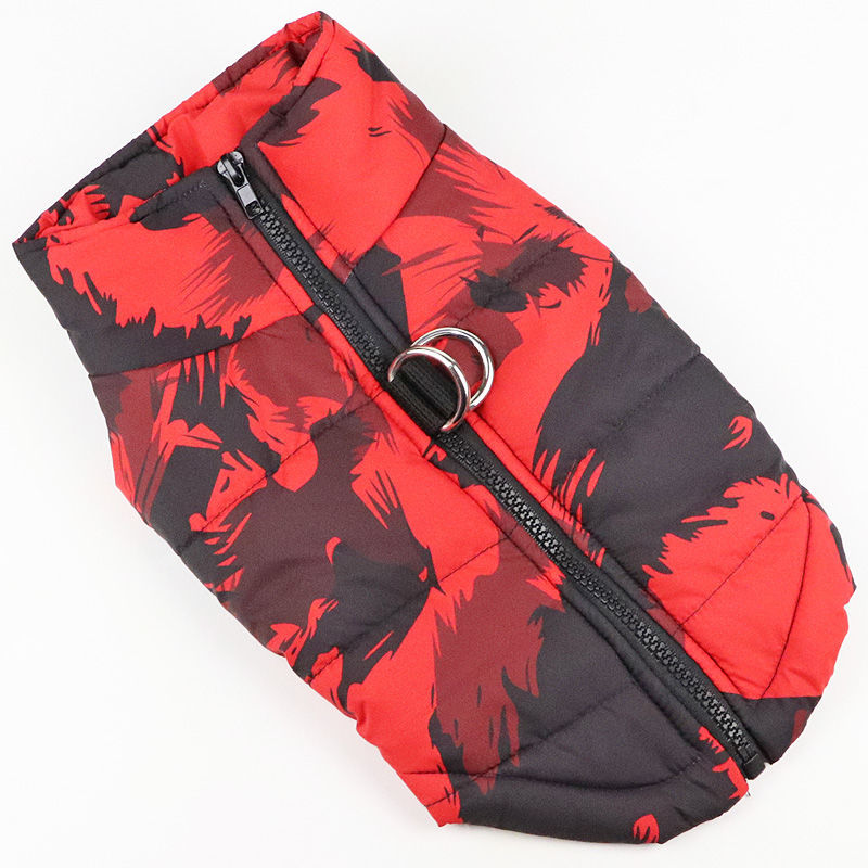 HKM-3997117 Christmas Dog Warm Cotton Vest in Various Colors and Sizes