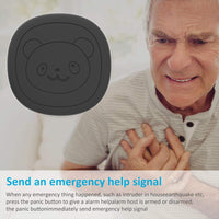 HKM-3998397 Elderly Assistance Wireless Call for Help Doorbell with AC Plug-In Power Supply