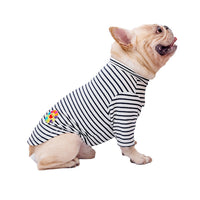 HKM-3999293 Cotton Stretch Four-Legged Pet Overalls for Autumn & Winter ¨C Casual Design in Navy, Khaki, Yellow, and Blue