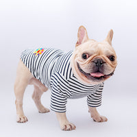 HKM-3999293 Cotton Stretch Four-Legged Pet Overalls for Autumn & Winter ¨C Casual Design in Navy, Khaki, Yellow, and Blue