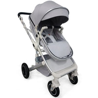 HKM-399955 Luxurious Foldable 3-in-1 Baby Stroller Pushchair with Carriage Function