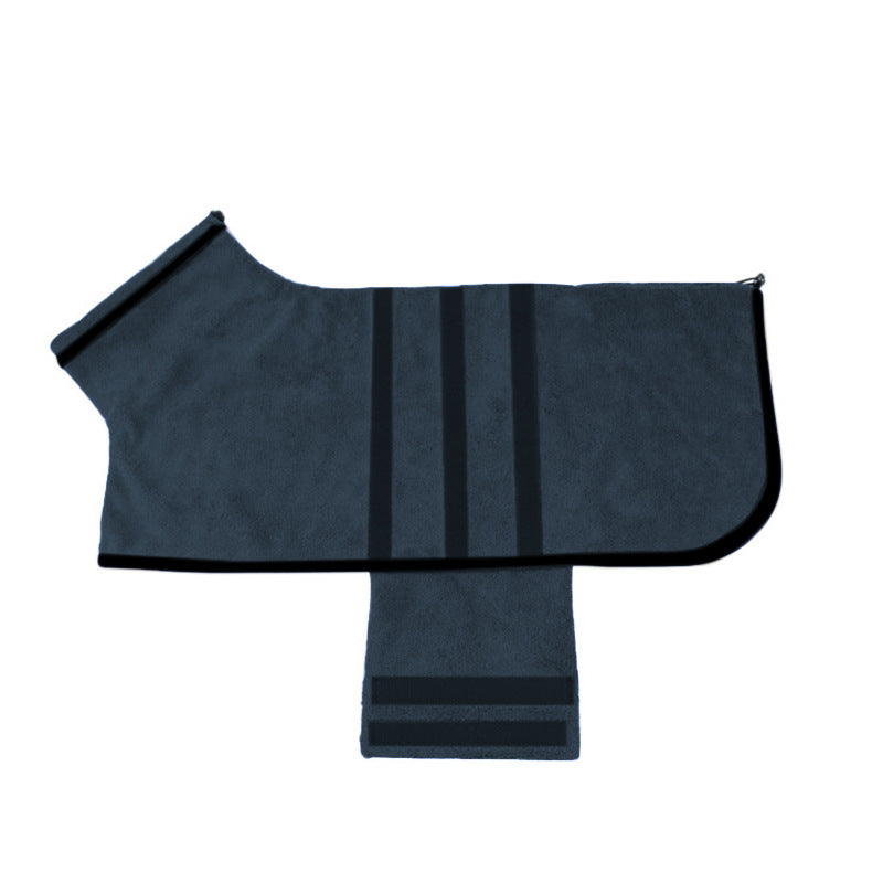 HKM-4000317 Adjustable Water-Absorbent Dog & Cat Bathrobe for Small to Large Pets