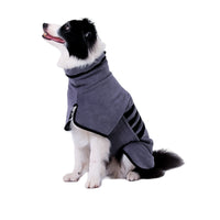 HKM-4000317 Adjustable Water-Absorbent Dog & Cat Bathrobe for Small to Large Pets