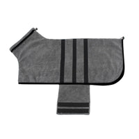HKM-4000317 Adjustable Water-Absorbent Dog & Cat Bathrobe for Small to Large Pets