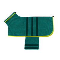 HKM-4000317 Adjustable Water-Absorbent Dog & Cat Bathrobe for Small to Large Pets
