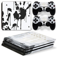 HKM-400083 Stylish Cartoon Vinyl Sticker for PS4 Pro Console and Controller - Scratch and Dust Protection