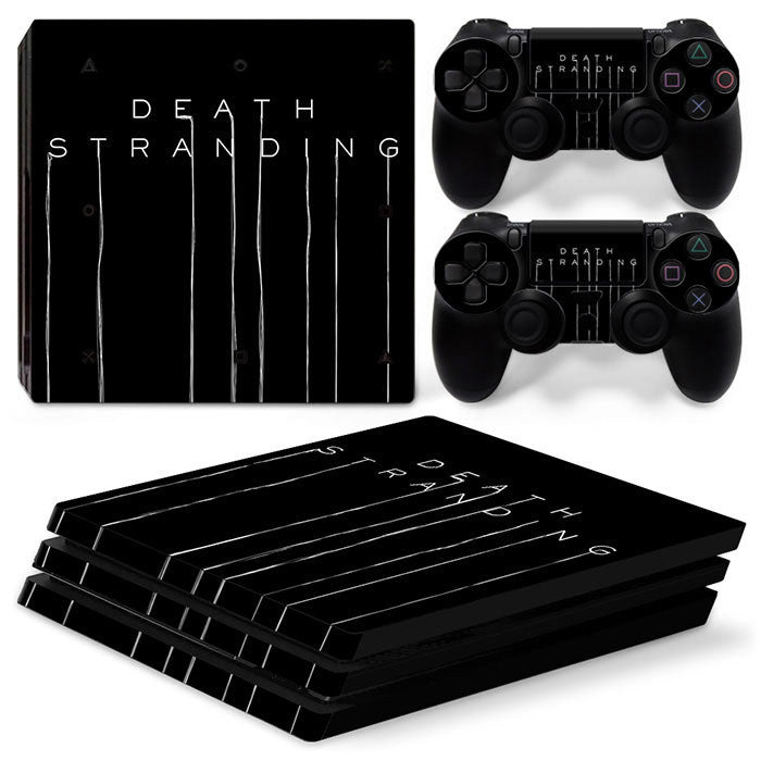 HKM-400083 Stylish Cartoon Vinyl Sticker for PS4 Pro Console and Controller - Scratch and Dust Protection