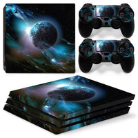 HKM-400083 Stylish Cartoon Vinyl Sticker for PS4 Pro Console and Controller - Scratch and Dust Protection
