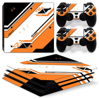 HKM-400083 Stylish Cartoon Vinyl Sticker for PS4 Pro Console and Controller - Scratch and Dust Protection