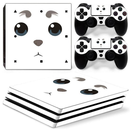 HKM-400083 Stylish Cartoon Vinyl Sticker for PS4 Pro Console and Controller - Scratch and Dust Protection