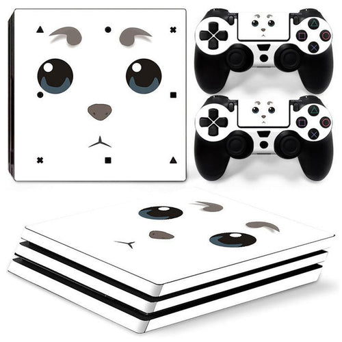 HKM-400083 Stylish Cartoon Vinyl Sticker for PS4 Pro Console and Controller - Scratch and Dust Protection