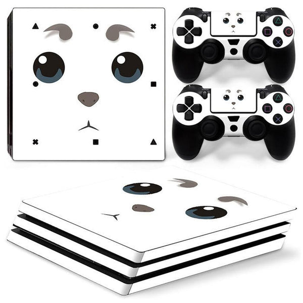 HKM-400083 Stylish Cartoon Vinyl Sticker for PS4 Pro Console and Controller - Scratch and Dust Protection