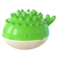 HKM-4001341 Summer Floating Water Spray Dog Toy - TPR Material, Dimensions 112mm x 140mm x 91mm, Available in Pink, Lake Blue, Yellow, Green