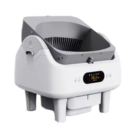 HKM-400211 Automatic Smart Cat Litter Box with Remote Control and Health Monitor - 68L Capacity, Durable PP Plastic