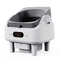 HKM-400211 Automatic Smart Cat Litter Box with Remote Control and Health Monitor - 68L Capacity, Durable PP Plastic