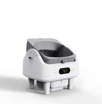 HKM-400211 Automatic Smart Cat Litter Box with Remote Control and Health Monitor - 68L Capacity, Durable PP Plastic