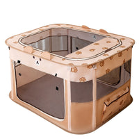 HKM-4002365 Foldable Animal-Shaped Cat Nest Tent in Brown Bear Design, Multiple Sizes Available