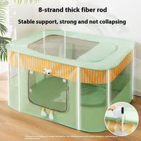 HKM-4002365 Foldable Animal-Shaped Cat Nest Tent in Brown Bear Design, Multiple Sizes Available