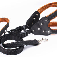 HKM-4002493 Reflective Rhinestone Pet Traction Sleeve with Nylon Strap - Available in Multiple Colors
