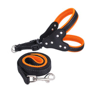 HKM-4002493 Reflective Rhinestone Pet Traction Sleeve with Nylon Strap - Available in Multiple Colors