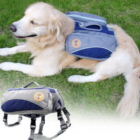 HKM-400275 Portable Nylon Pet Travel Bag with Detachable Chest and Back Support, Large Capacity, Available in Red and Blue