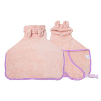 HKM-4002877 Ultra-Absorbent Microfiber Dog Bathrobe for Quick Drying and Cozy Comfort