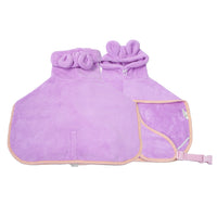 HKM-4002877 Ultra-Absorbent Microfiber Dog Bathrobe for Quick Drying and Cozy Comfort