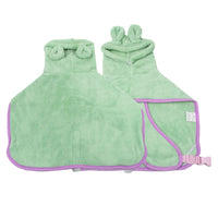 HKM-4002877 Ultra-Absorbent Microfiber Dog Bathrobe for Quick Drying and Cozy Comfort