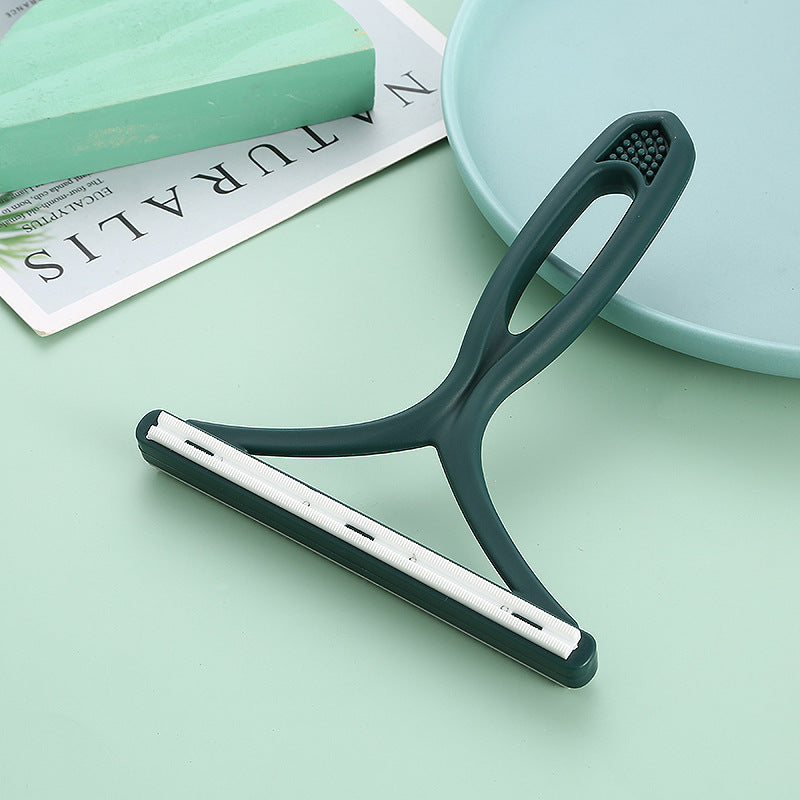 HKM-4004285 Double-Sided Manual Hair Remover Tool for Woolen Coats and Sweaters, Ergonomic Design with Durable PP Cutter Head