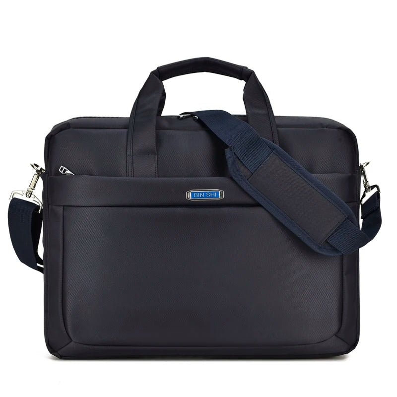 HKM-400467 Multifunctional Waterproof Nylon Laptop Briefcase for Travel and Business Use