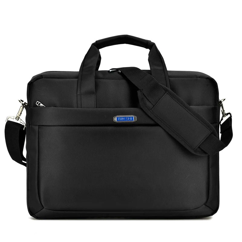 HKM-400467 Multifunctional Waterproof Nylon Laptop Briefcase for Travel and Business Use
