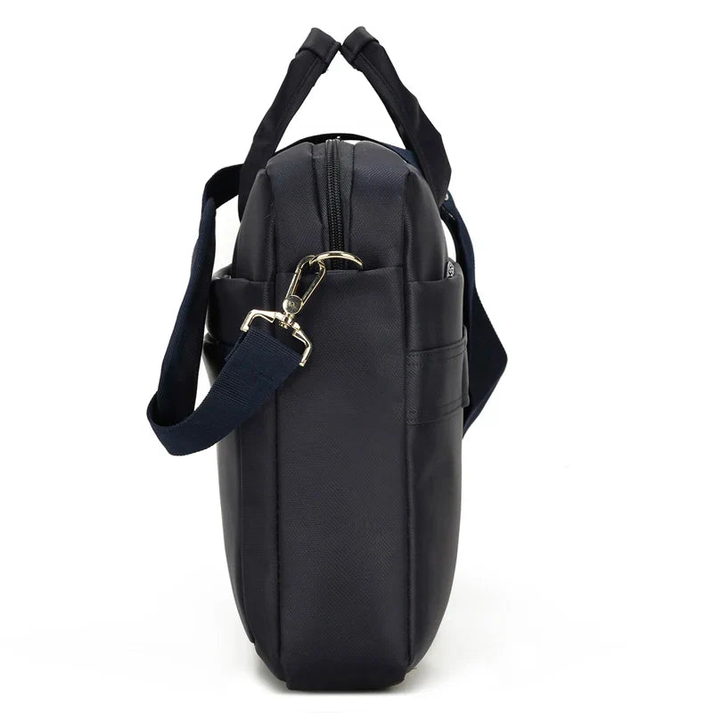 HKM-400467 Multifunctional Waterproof Nylon Laptop Briefcase for Travel and Business Use