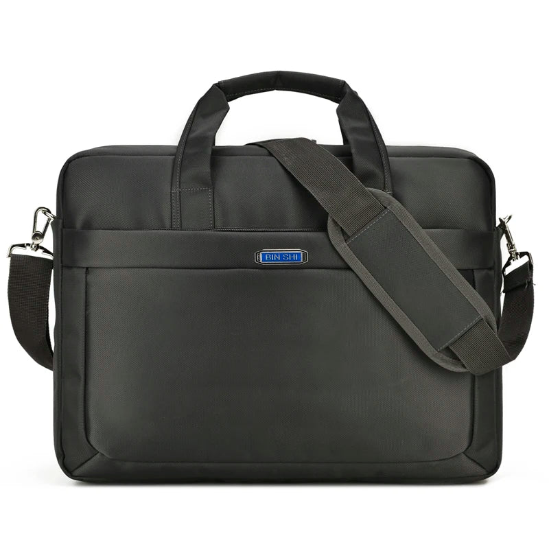 HKM-400467 Multifunctional Waterproof Nylon Laptop Briefcase for Travel and Business Use