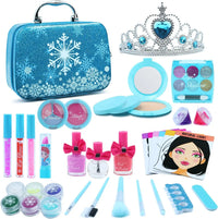 HKM-400595 Kids Pretend Play Makeup Kit with Mirror Bags for Ages 2-7 – Non-Toxic Plastic Toys
