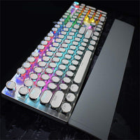 HKM-400595 Wired Gaming Keyboard with 108 Keys and Comfortable Hand Rest