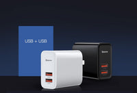 HKM-400787 30W USB Power Adapter with PD & QC Fast Charging for Mobile Phones and Tablets