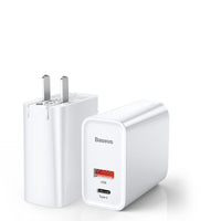 HKM-400787 30W USB Power Adapter with PD & QC Fast Charging for Mobile Phones and Tablets