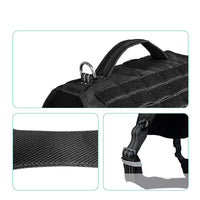 HKM-4008253 Comfortable Waterproof Pet Walking Leash with Chest Strap in Black and Army Green