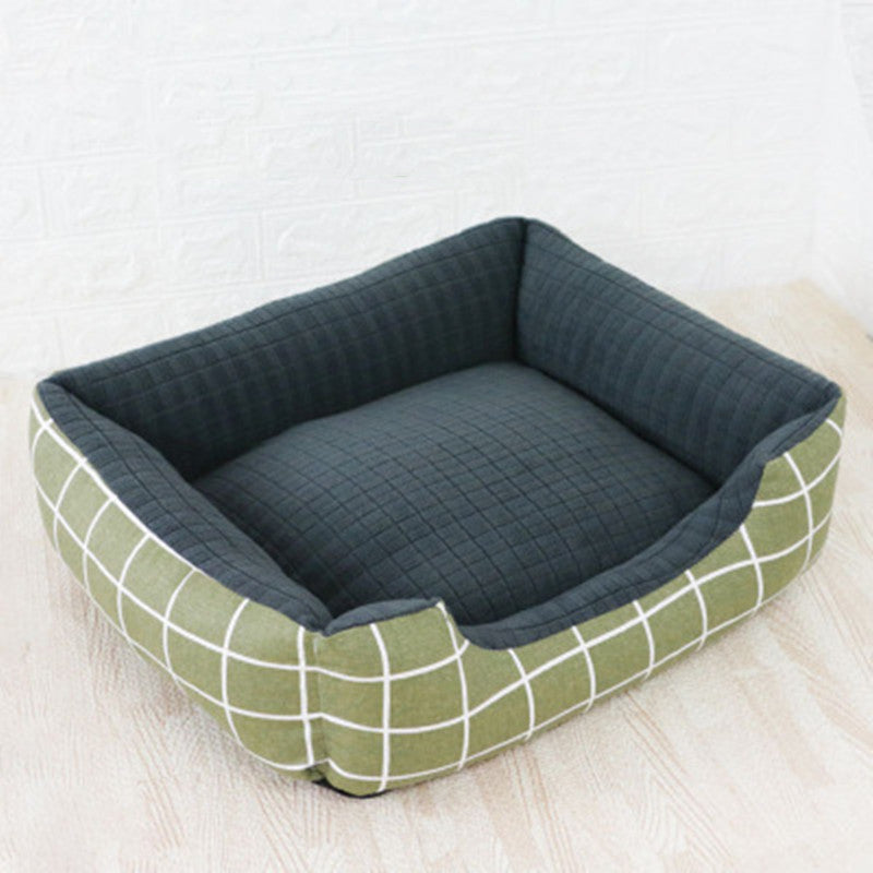 HKM-4008509 Square Nest Pet Mat for Small Animals, Removable Designs, Washable Options, Perfect for All Pets