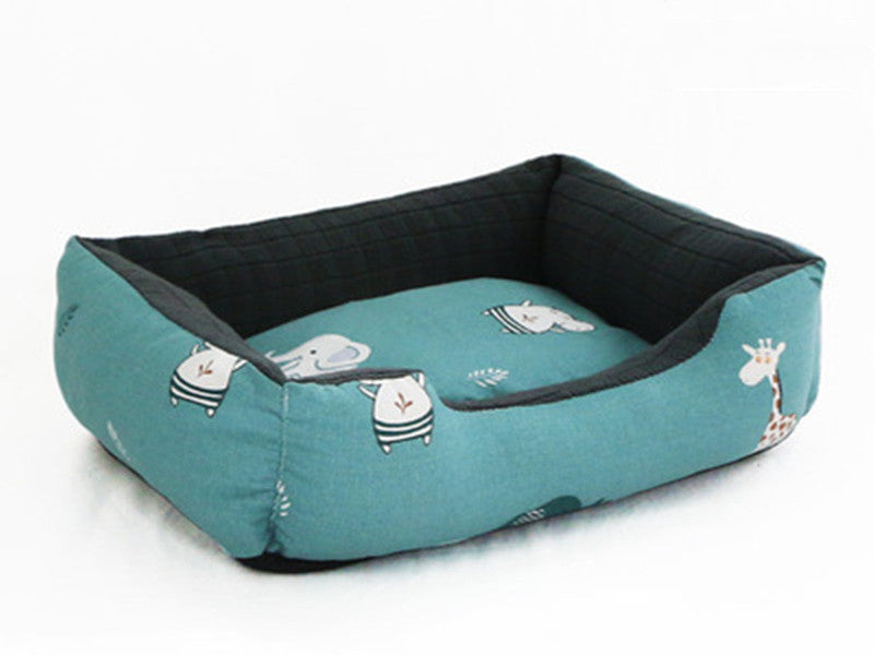HKM-4008509 Square Nest Pet Mat for Small Animals, Removable Designs, Washable Options, Perfect for All Pets