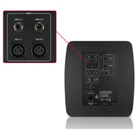 HKM-400915 10 Inch Active Subwoofer with 160W Power Output and Adjustable Controls for Home Theater Systems