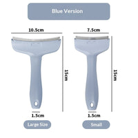 HKM-4009277 Pet Macaron Curved Blade Comb for Effective Dog Hair Removal – Stainless Steel and ABS, Available in Four Colors