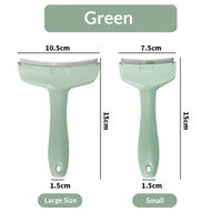 HKM-4009277 Pet Macaron Curved Blade Comb for Effective Dog Hair Removal – Stainless Steel and ABS, Available in Four Colors