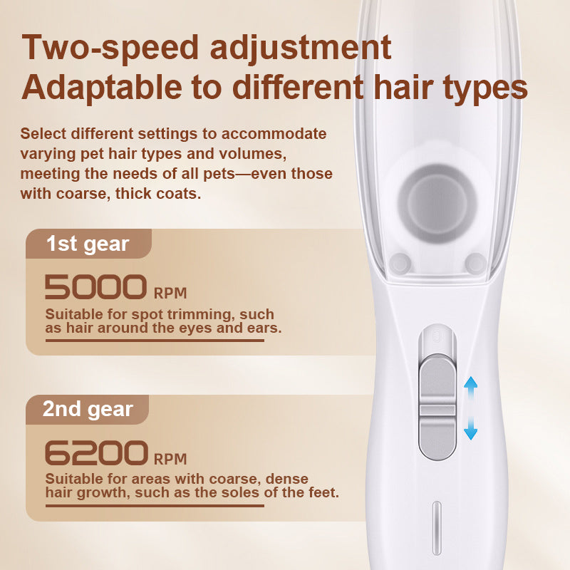 HKM-4010045 Self-Priming Paw Hair Trimmer for Pets - Efficient and Convenient Grooming Tool