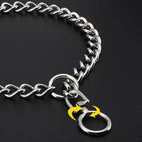 HKM-4010429 Stainless Steel Dog Collar Chain for German Shepherds and Rottweilers - Multiple Sizes Available