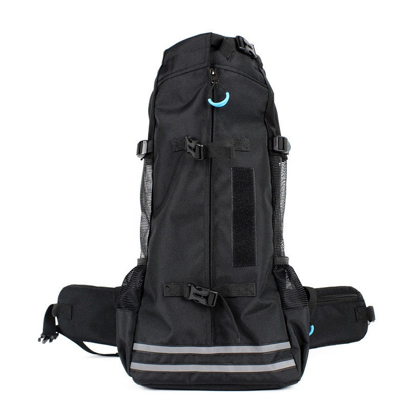 HKM-4010685 Breathable Expandable Pet Backpack Carrier for Medium Dogs