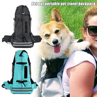 HKM-4010685 Breathable Expandable Pet Backpack Carrier for Medium Dogs