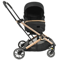 HKM-401107 Aluminium Frame 360 Degree Foldable Baby Stroller Carriage Pushchair Buggy